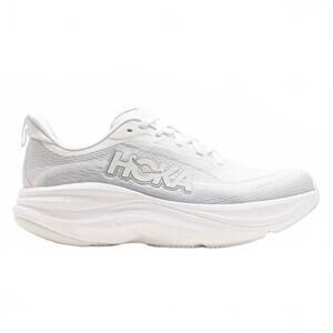 NEW HOKA women's skyflow running shoes in frost/cosmic grey